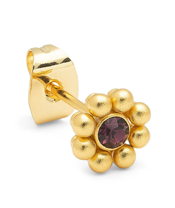 Bouquet_Crystal_Flower_earring_1_pcs_Gold_Plated_Amethyst_LULU1939_12_W600